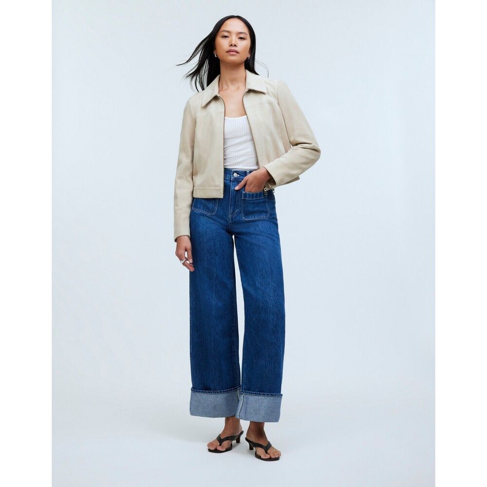 Madewell Super Wide Leg Jean Hewitt Wash - Airy Denim Edition 25